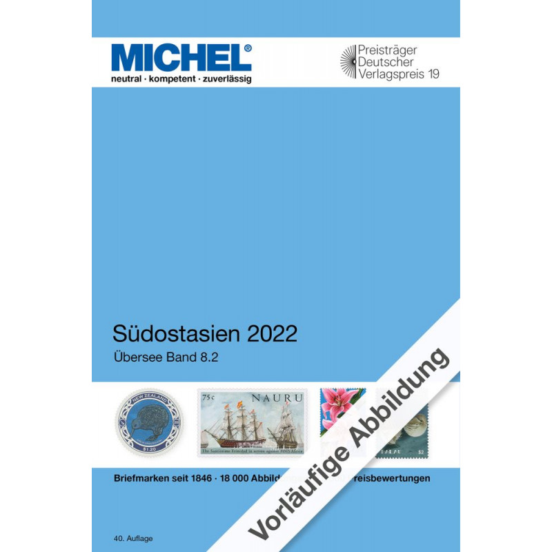 Catalogue de cotation Michel timbres Asie du Sud-Est 2022.