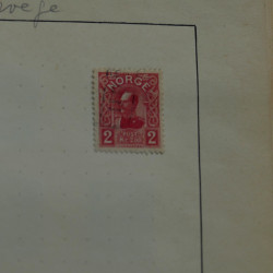 Collection timbres du monde neufs et oblitérés en album Schaubek.