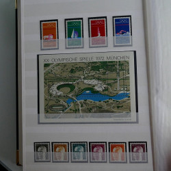 Collection timbres d'Allemagne R.F.A. 1964-1988 neufs en album.