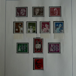 Collection timbres d'Allemagne Berlin 1960-1984 neufs en album Lindner.