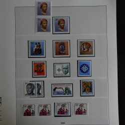 Collection timbres d'Allemagne Berlin 1960-1984 neufs en album Lindner.