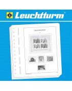 Albums pré imprimés Leuchtturm Liechtenstein pour collection de timbres.