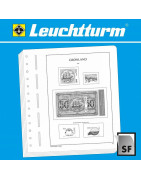 Albums pré imprimés Leuchtturm Groënland pour collection de timbres.