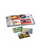 Classeurs pour cartes postales, rangements et enveloppes premier jour.