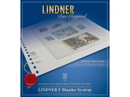 Feuilles neutres Lindner-t pour collection de timbres, enveloppes, cartes,