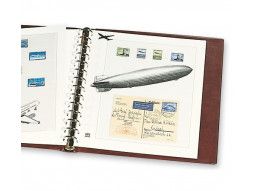 Feuilles neutres spécial-dual Safe pour présenter timbres, blocs, cartes, enveloppes.