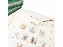 Albums pré imprimés Leuchtturm France avec pochettes pour collection de timbres.