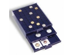 Médaillier Smart Leuchtturm pour présenter votre collection de monnaies euros, monnaies anciennes.