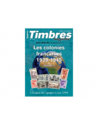 Catalogue de cotation de timbres d'anciennes colonies françaises par Yvert et Tellier.