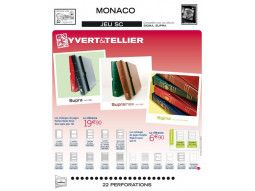 Jeu SC  Yvert et Tellier pour collectionner les timbres de Monaco dans un album pratique et sur.