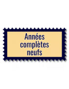 Années complètes de timbres de France neufs gomme d'origine intacte pour votre collection.