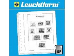 Albums pré imprimées Leuchtturm Saint Pierre et Miquelon pour collection de timbres.