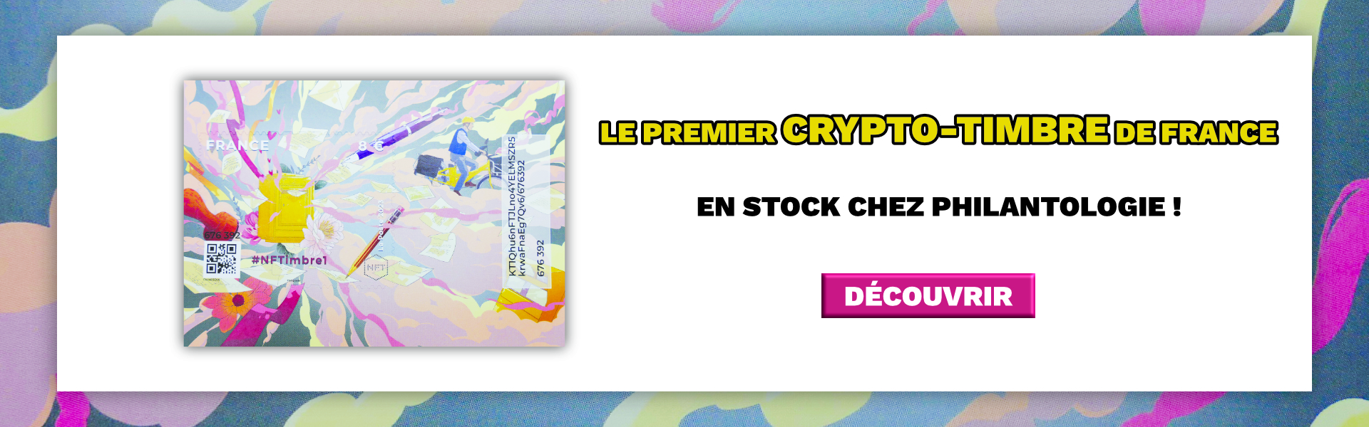 Premier Crypto Timbre de France !