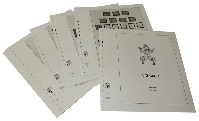 Albums Lindner-T pour collectionner les timbres de Vatican parus jusqu'à nos jours