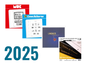 Compléments de feuilles 2025 des albums pour les timbres de France.