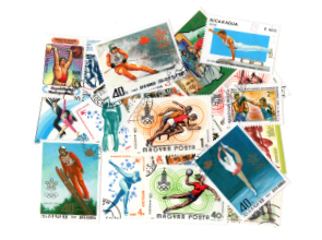Pochettes de timbres thématiques sur les sports et jeux olympiques sélectionnées avec soin pour compléter votre collection.