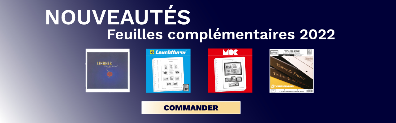 Compléments albums France 2022 disponibles chez Philantologie